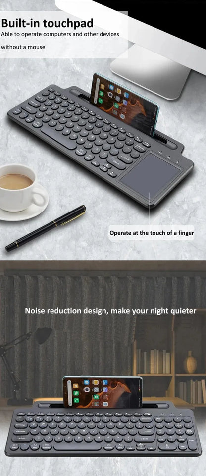 Bluetooth Wireless Keyboard Mini Keyboard Universal 2.4G Gamer Keypad for Windows Android IOS Tablet iPad PC Accessories