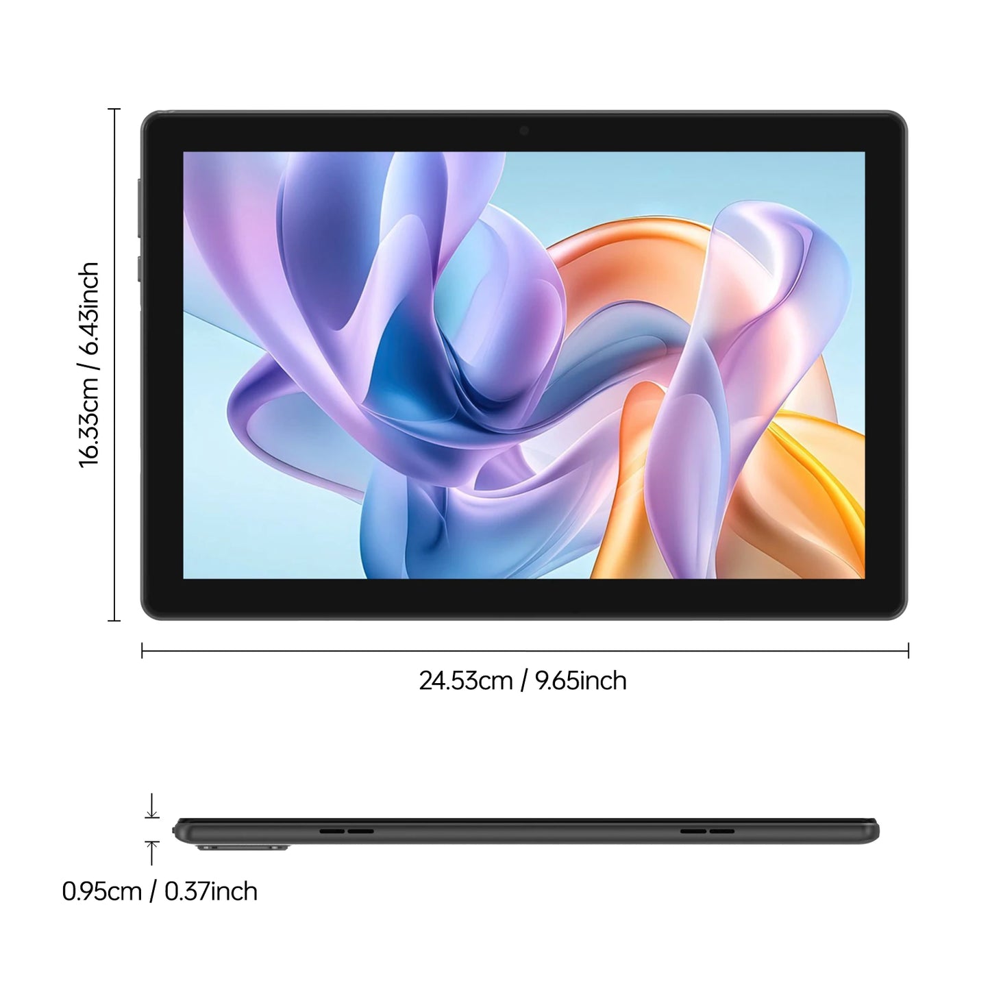 I-Atar 10-inch Android 12 tablet, quad-core processor, 4GB RAM, 64GB ROM, 128G expandable tablet, high-definition touchscre