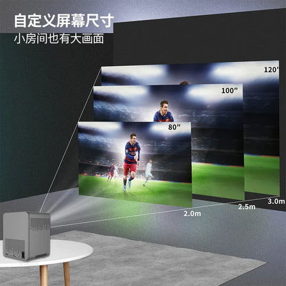 LCD Projector T03 Android Portable 4K Projector Home 1080P Projector