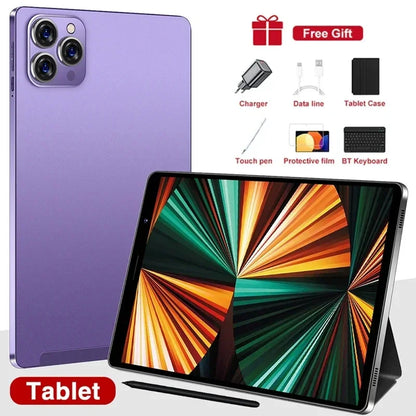 2025 Pad Tab 14 8 inch Android 12 16GB Ram 1TB Rom Dual SIM 10 Core Dimensity 9000 WPS GPS Bluetooth 10000mAh Original Tablet