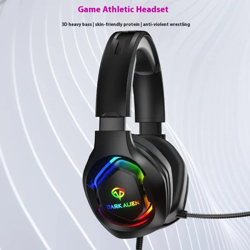 Gaming Headphones For PC/PS4/PS5 EKSA E1000 7.1 Surround RGB Gaming Headset Gamer USB Wired Headphones With Noise Cancelling Mic