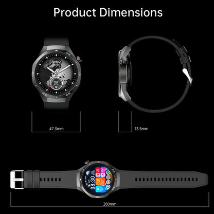 2025 Brand New Watch 5 Smartwatch Real AMOLED HD Screen 360*360 Heart Rate Bluetooth Call Waterproof Men Smart Watch Android IOS
