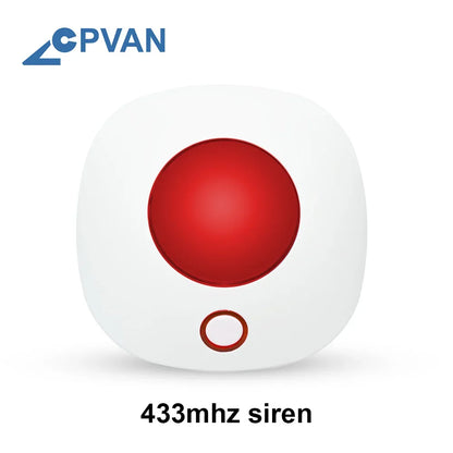 CPVAN Tuya smart Home Alarm System Wireless WiFi 4G 7 inch panel for Home burglar Security Protection Alarm Kit DIY Accessories