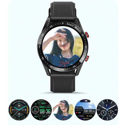 2025 New Voice Call Smart Watch Men GT Series 1.53 inch AMOLED Screen Sports Watch ECG+PPG Health Smartwatch For Android IOS