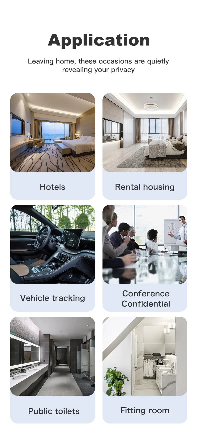 Anti Candid Camera Detector Surveillance Camera Security Alarm Anti-positioning Monitoring Infrared Scanner Hotel Smart Signal