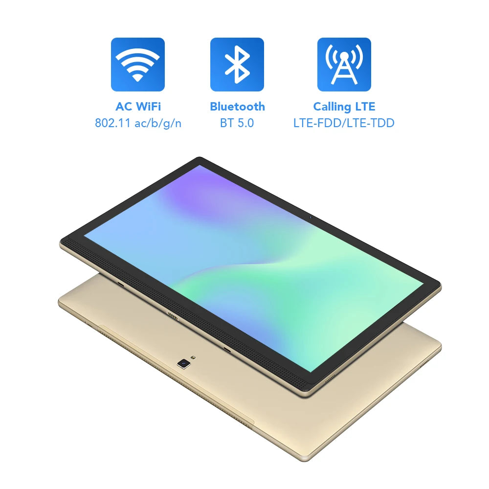 Large Screen 14.1 Inch Tablet Pc Android 12 tablet 12+256GB Phone Call Bluetooth 5G WiFi Pad For Educational/Sheet music/Kitchen