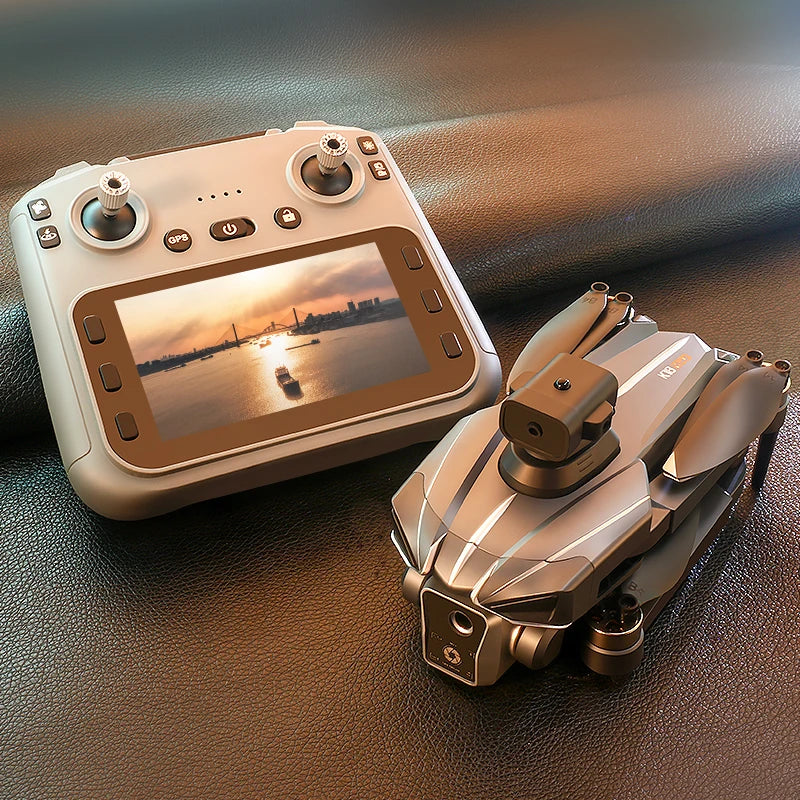 2025 K18 Max Airdrop GPS Drone 5G Screen Control Dual Camera Obstacle Avoidance 8K Aerial Photography Brushless Quadrotor Toy