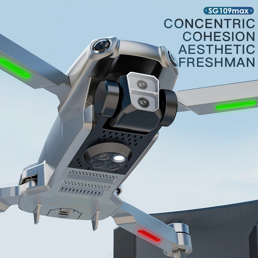 SG109 PRO Max Drone 4k GPS 8K HD Dual Camera Professional Aerial Photography UAV Brushless Motor Quadcopter Toys Aircraft