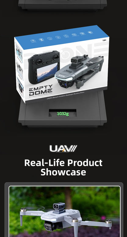 JJRC X28 Pro GPS Drone 4K Professional HD Dual Camera With Screen 5G WIFI 360° Obstacle Avoidance Brushless Rc Quadcopter Drone