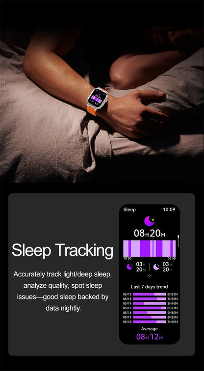 Men's Outdoor Sports Bluetooth Call Smart Watch 1.91 Inch Full Screen Touch Flashlight 110+ Sport Mode Smartwatch 2025 New