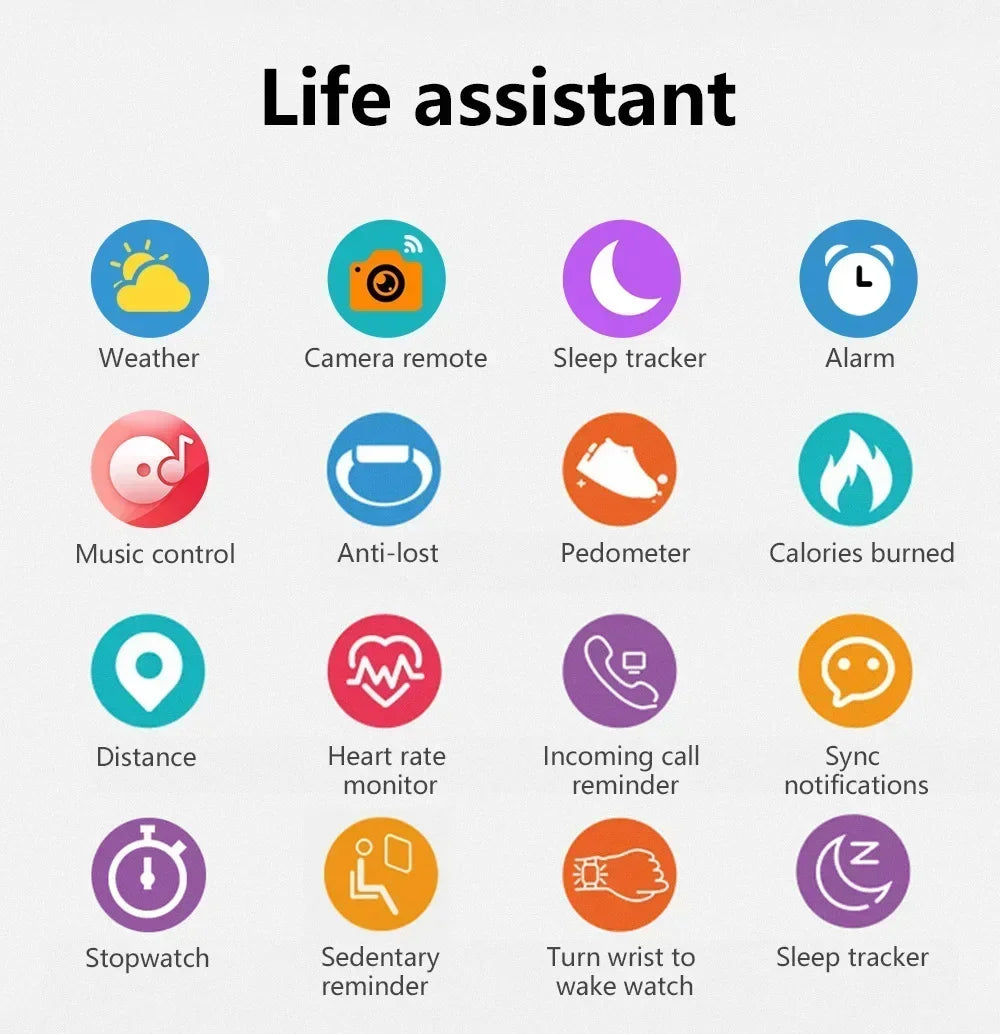 2025 Smart Fitness Watch - Wireless Calls, 50 Sports Modes, HR/SpO2 Tracking (iOS/Android)