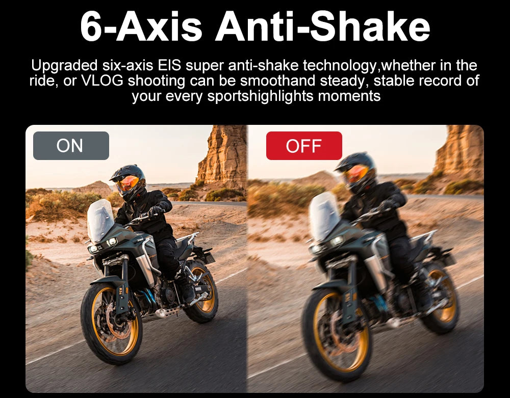 5K Action Camera 2.0'' Touch Screen 170° 30M Waterproof 5X Zoom WiFi Sport Camera With 2 in 1 Remote Control