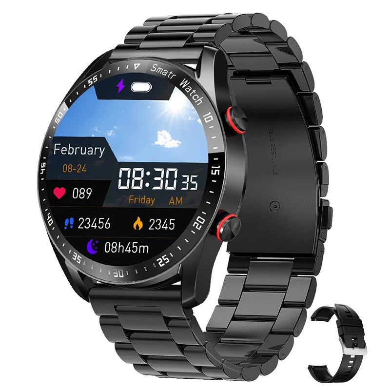 ECG+PPG Health Monitoring Smartwatches Men's 2025 New Business Watch Sports Fitness Bluetooth Call Smart Watch Android IOS
