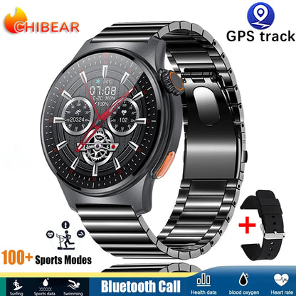2025 New Bluetooth Call Smart Watch AMOLED HD Screen Men's Outdoor Sports Fitness Watch Health Monitoring Smartwatch Android IOS