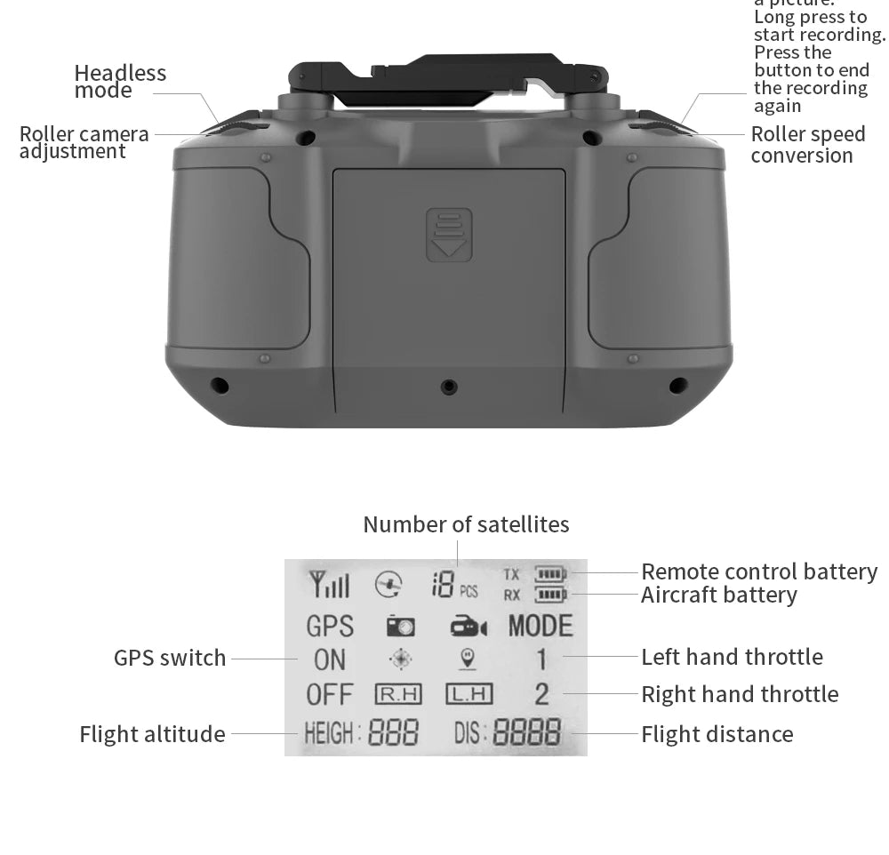 L600-1/L600 PRO MAX Remote control drone with screen Dual camera 4K Professional dron with camera GPS FPV quadcopter 3KM flight