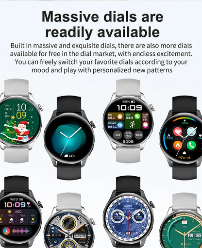 2025 New Watch 3 Smart Watch Men 1.53 Inch HD Screen GPS Fitness tracker Bluetooth Call Health IP67 Waterproof Smartwatch Man