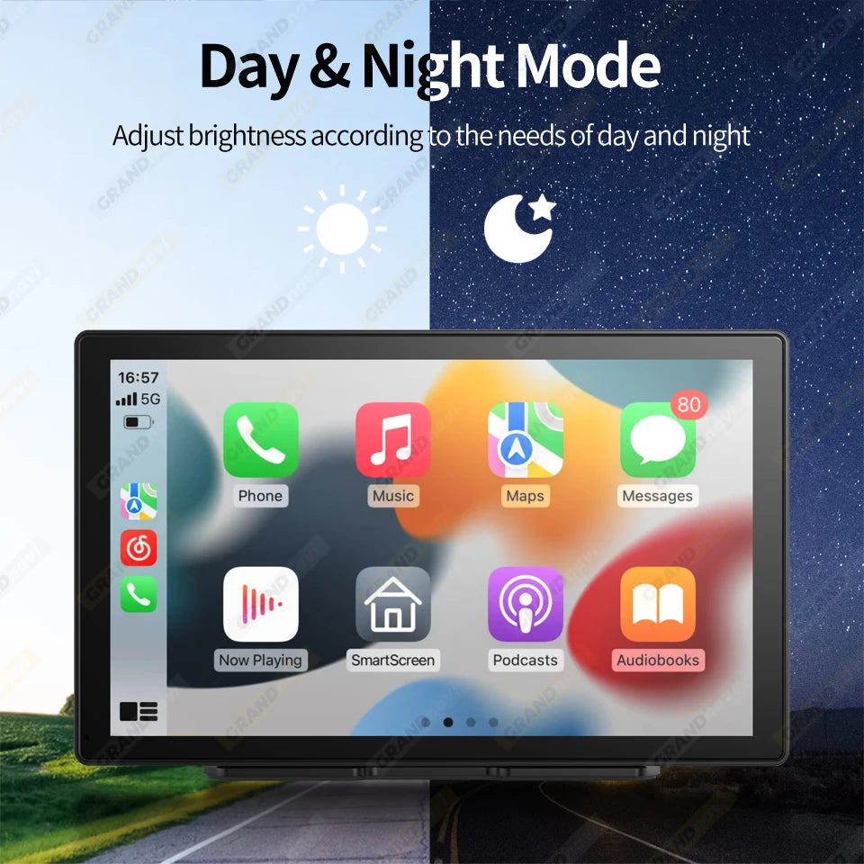 9 inch Car Radio Multimedia Video Player CarPlay Android Auto IPS Touch Screen AUX Input Bluetooth MirrorLink Universal