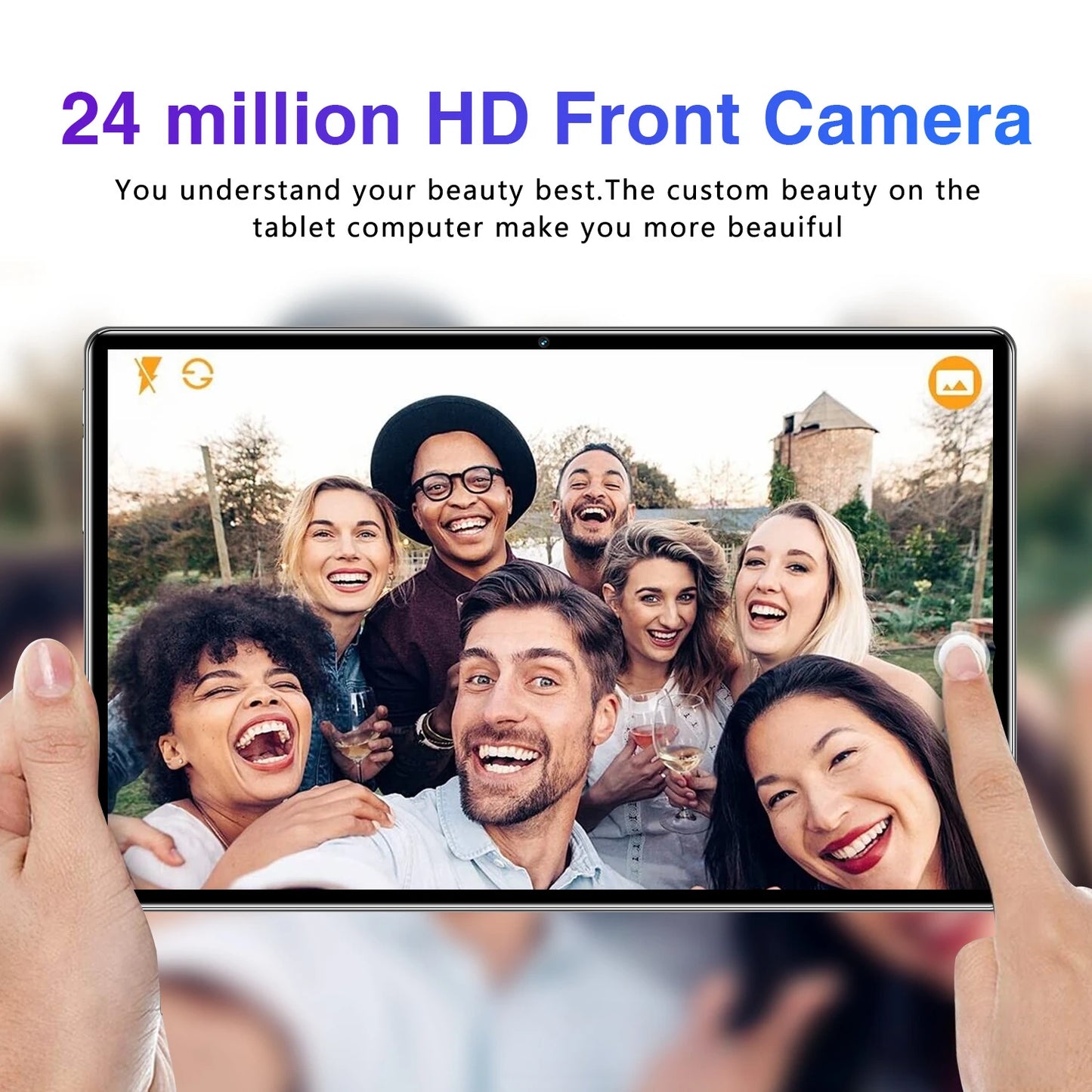 Best-selling tablet Android 15 2024 eight-core dual camera 5G Wifi memory 16GB 512GB battery 12000 mAh smart tablet