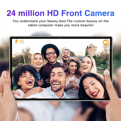 Best-selling tablet Android 15 2024 eight-core dual camera 5G Wifi memory 16GB 512GB battery 12000 mAh smart tablet