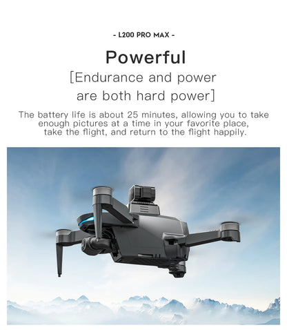 8K Professional Drone Dual Camera Obstacle Avoidance Flyer 2 Axis Gimbal Brushless Helicopter GPS RC Toys New L200 PRO MAX