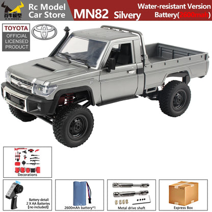 MN MODEL 1/12 4WD Remote Control Diving Off-road Car Climbing Truck All Terrain Vehicle Rock Crawler Wading Pickup Toy for Adult