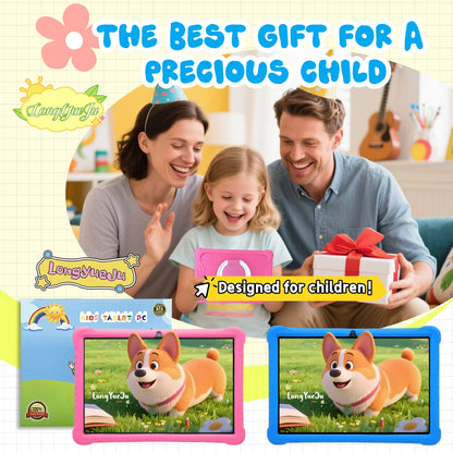 10.1-inch cartoon pattern children's tablet Android 3GB RAM 64GB ROM Learning, education, gaming tablet Children's gift