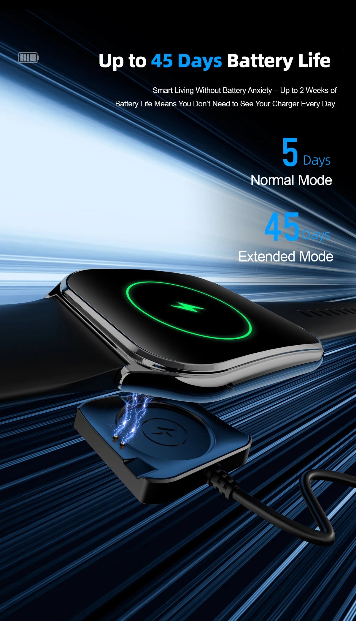 2025 A new smart watch, 1.96-inch sports watch, IP67 waterproof, 110+ sports mode, fitness activity tracker, ultra-thin watch.