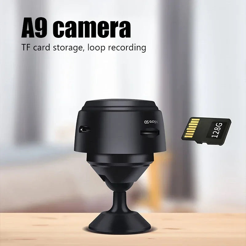 A9 Smart Home Security Camera WiFi Wireless 1080P Video Surveillance Remote Monitoring Motion Detection Night Vision Recorder