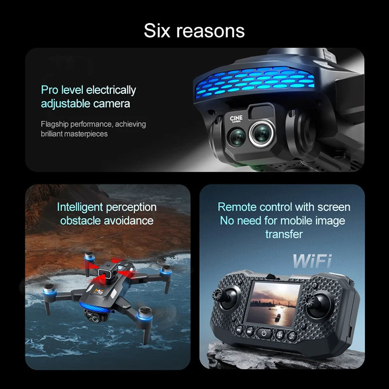 Xiaomi Mijia M6 Drone Professional 8K Camera Dron 5G With Screen Remote Control Rc Dron Avoidance Aerial Quadcopter Kid Toy Gift