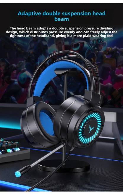 Hot Selling G58 Gaming Headphones Stereo Surround 7.1 Wired Headphones Microphones Esports Gaming Gear Over-ear headphones