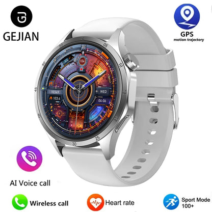 2025 New Mens Smart Watch 360 * 360 Bluetooth Call Smartwatch AMOLED Screen GPS Smart Watches NFC Waterproof Smart Watch for Men