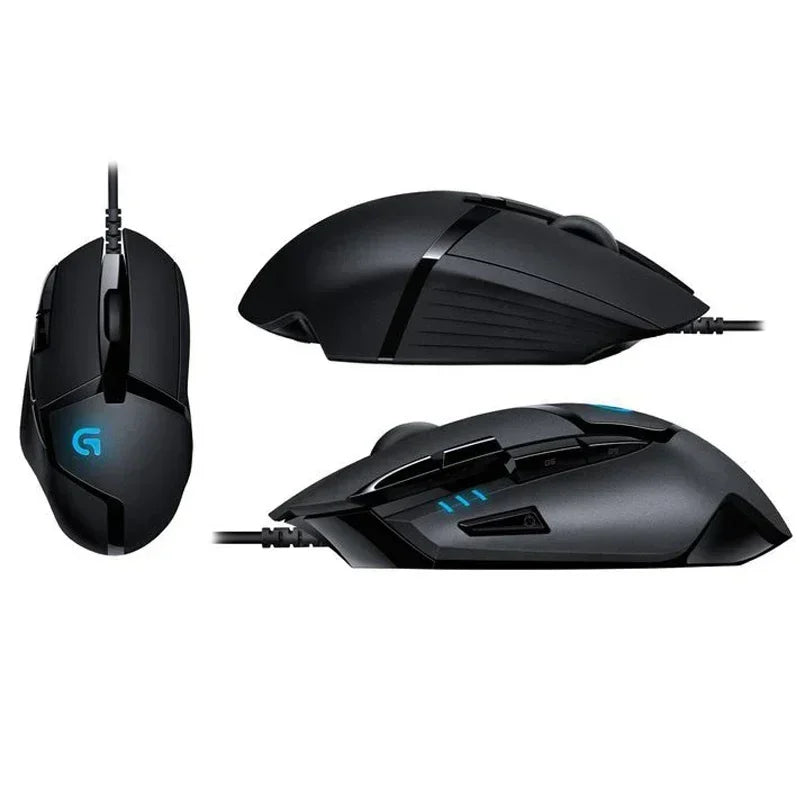 Logitech G402 Gaming Mouse with Adaptive Technology Ergonomic Contoured Shape for Casual And Professional Esports