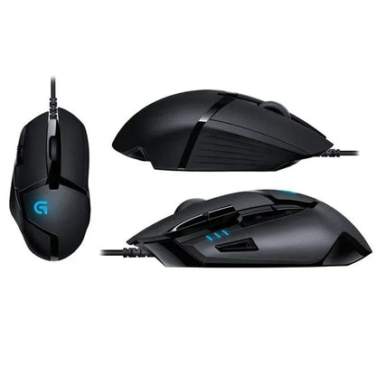 Logitech G402 Gaming Mouse with Adaptive Technology Ergonomic Contoured Shape for Casual And Professional Esports
