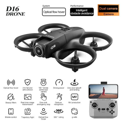 XIAOMI D16 Mini Drone 8K HD Dual Camera Profesional 180° Electric Adjustable GPS Positioning Obstacle avoidance Bushless UAV