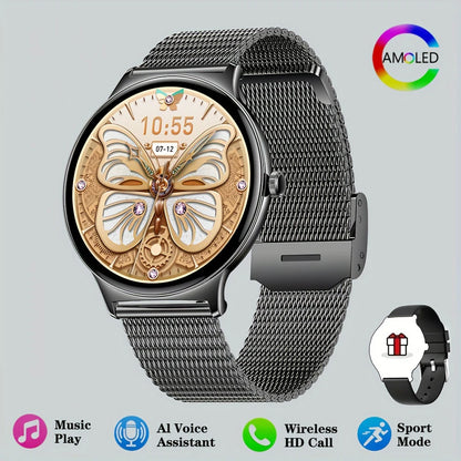 2025 Smart Watch Man Woman Ultra-thin Gift Full Touch Screen Sports Fitness Watch BT Call Digital SmartWatch For Android IOS New