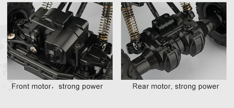 RC Off road Truck 1/12 4WD RTR Durable Beginner All Terrain RC Car High Speed 20Km/h Remote Control Monster Truck Adult Gift Toy