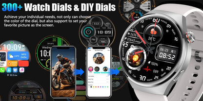 2025 New Men Smart Watch NFC Watch S10 Pro GPS 360*360 HD Screen AMOLED Heart rate BT Call Health Monitoring Women Smartwatches