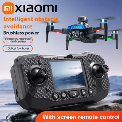 Xiaomi M6 RC Drone 8K Aerial HD Dual Camera 5G WIFI Intelligent Obstacle Avoidance With Screen GPS Ruturn Brushless Power Drone