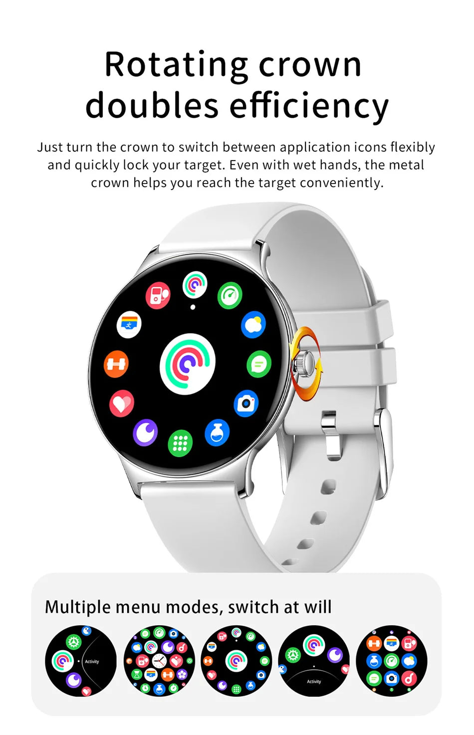 2025 New Ultra Slim AMOLED Smart Watch Women Screen Always Display Time Heart Rate BT Calling High-end Fashion Smartwatch IOS