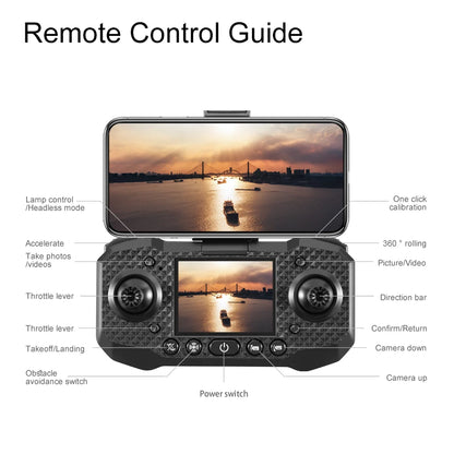 Xiaomi M6 Drone 8K Professional Aerial HD Camera 5G WIFI Intelligent Obstacle Avoidance With Screen Remote Control Drone Toys