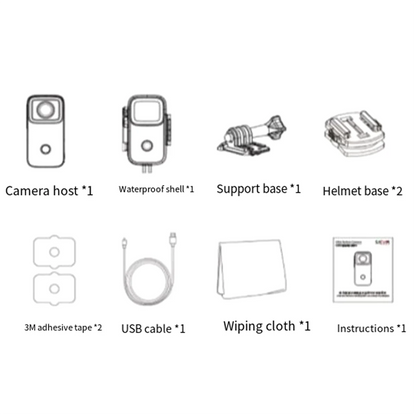 A88M SJCAM C200 Pro Action Camera 4K/30FPS 40M Waterproof Anti Shake Cycling Recorder