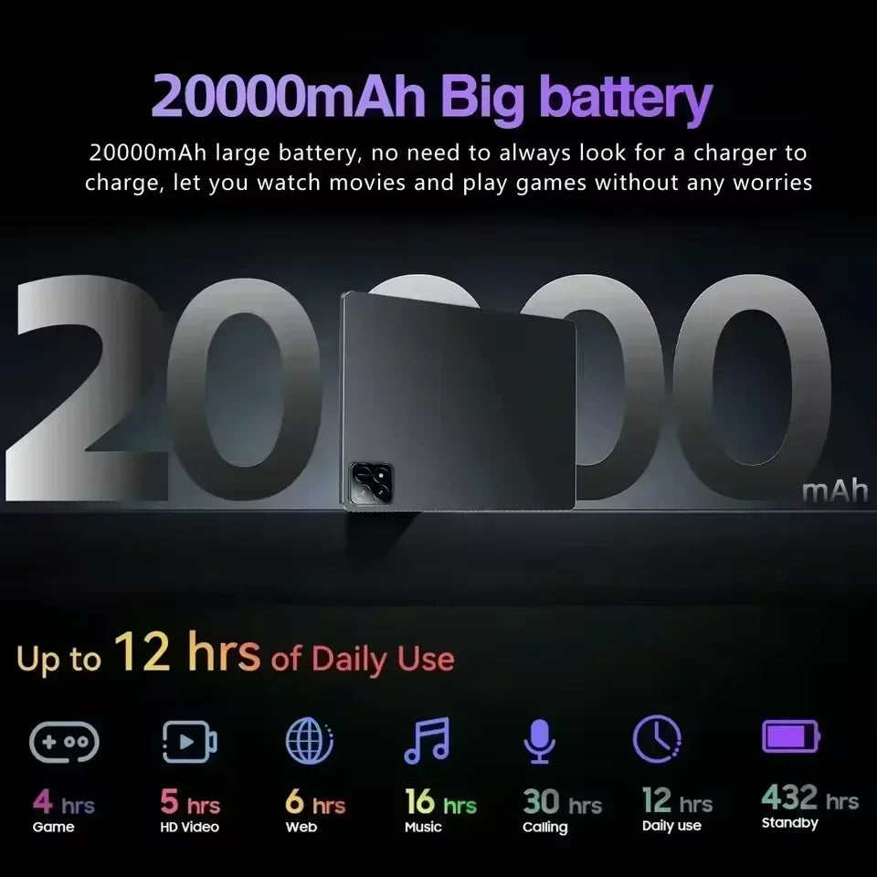 2025 New Original Global Edition Tablet Android 14 Pad 15 Pro 22GB+2TB Snapdragon 870 Tablet 5G Dual SlM Card WIFI HD 4K Mi Tab