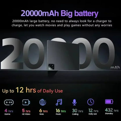 2025 New Original Global Edition Tablet Android 14 Pad 15 Pro 22GB+2TB Snapdragon 870 Tablet 5G Dual SlM Card WIFI HD 4K Mi Tab