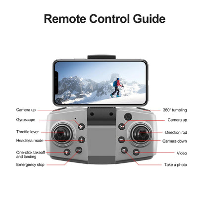 Xiaomi V86 Mini RC Drone 8K Aerial HD Intelligent Obstacle Avoidance Screen Remote Control Brushless Power GPS Helicopeter UAV