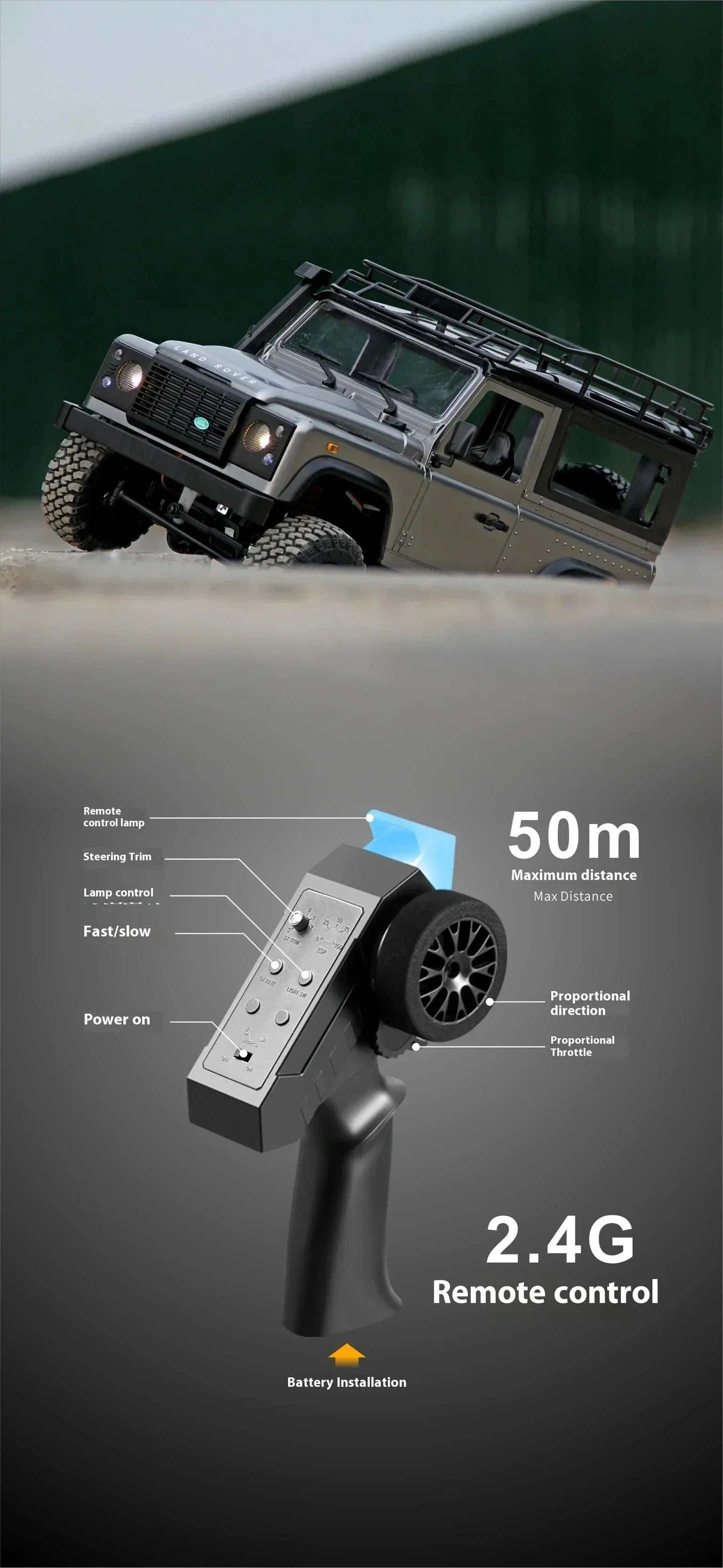 Official Licensed 1/12 4WD Off-Road RC Car MN98 Mn99S 2.4G Remote Control SUV Version Electric Climbing Car Model Toys for Kids