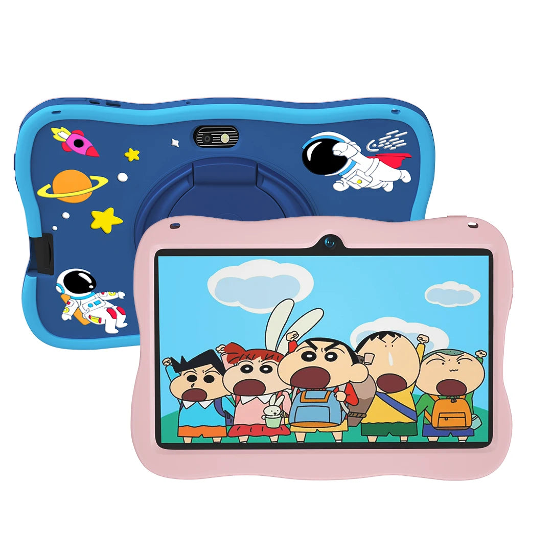 7 Inch Kid Tablet 4GB RAM 64GB ROM Android 13 Wi-Fi Battery Dual Camera Children's Gift Kids Software