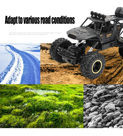 RC Off road Truck 1/12 4WD RTR Durable Beginner All Terrain RC Car High Speed 20Km/h Remote Control Monster Truck Adult Gift Toy