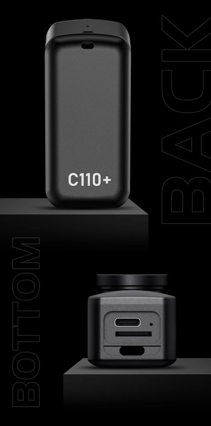 SJCAM C110+ Magnetic Combo Action Camera，4K 30FPS WiFi Sports Camera IP65 Waterproof with 200Min Battery