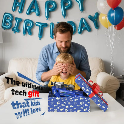 RC Mechanical Dog Multifunction Electric Intelligent Robot Dog with Turret Educational Toy Bionic Smart Robot Toy Gift ﻿