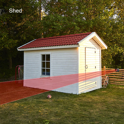 Smart Outdoor Home Security - Weather Resistant WiFi Motion Sensor&Detector - Remote APP Notifications - Compatible With Alexa